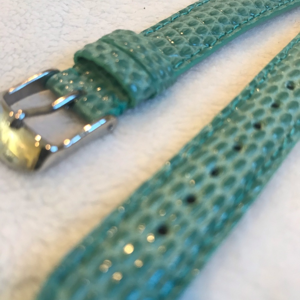 Michele NWOT Genuine Lizard Watchband Lizard Sz 16